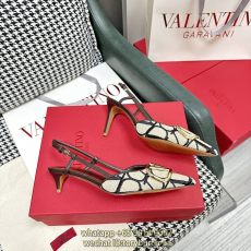 Valentino garavani womne's strapped sandal pointy slingback flat/kitten heel pump size35-40