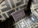 Fendi first clamshell party clutch cosmetic pouch sling crossbody shoulder flap messenger