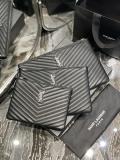 YSL chevron cosmetic party clutch casual wristlet smartphone holder makeup pouch