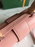 Goyard mini saigon wooden-handle handbag sling crossbody flap messager with studded feet