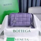 Bottega Veneta cassette cosmetic pouch clutch woven baguette flap messenger with magnetic closure