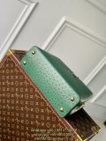 Louis Vuitton LV Capucines PM BB ostrich shopper handbag business briefcase document magazine book tote