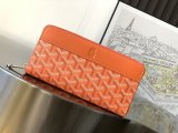 Goyard women's zipper long wallet purse multislots card coin holder multicolor available