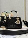 Dior LADY 95.22 Diana handbag sling crossbody shoulder shopper tote with ceramic charm