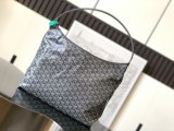Goyard  vintage Boheme Hobo Bag lightweight underarm commuter tote with inner zipper pouch