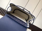 Goyard canvas Alpin mini drawstring backpack with strap buckle closure full inclusion