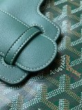 Goyard mini saigon structured handbag sling crossbody shoulder flap messenger bag with buckle closure