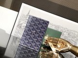 Goyard bifold flip medium wallet purse mulituslots card passport holder coin pouch