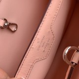 M93483 Louis Vuitton LV Capucines PM BB ostrich shopper handbag large shopping tote laptop notebook handbag