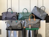 Goyard roomy Weekender getaway duffle travel bag foldable holiday luggage keepall shopper handbag tote authentic quality 
