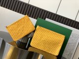 Goyard canvas business party clutch large smartphone cosmetic pouch holder dual size