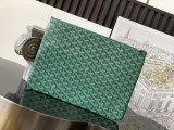 Goyard canvas business party clutch large smartphone cosmetic pouch holder dual size