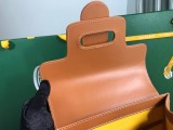 Goyard saigon PM structured wooden -handle handbag versatile sling crossbody shoulder case bag
