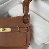  hermes Mini Jypsiere satchel sling crossbody shoulder saddle bag full handmade stitch