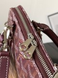 Goyard vendome clamshell mini handbag tiny shopper tote sling crossbody shoulder bag