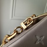 M57791 M57793 Louis Vuitton Coussin PM shoulder commuter bag casual underarm baguette zipper cosmetic pouch 
