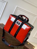 M41122 Louis vuitton Lv shiny Documents Voyage handbag business briefcase