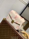 M45573 Cream Louis vuitton LV Pochette Métis handbag cosmetic smartphone clutch sling shoulder flap messenger