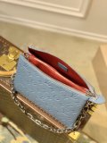 M57793 Louis Vuitton Coussin PM shoulder bag casual underarm baguette monogram cosmetic pouch with chunky chain 