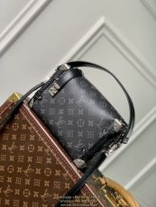 M46358 Louis Vuitton Lv Side trunk PM handbag casual sling crossbody shoulder flap messenger