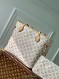 m46137 m20921 Lous Vuitton LV monogram neverfull carryall roomy shopper handbag tote with outside pocket