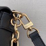 M45813 M45859 louis vuitton LV favorite handbag monogram-emboosed underarm baguette double strap 