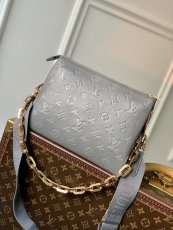 M57791 M57793 Louis Vuitton Coussin PM shoulder commuter bag casual underarm baguette zipper cosmetic pouch 