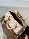M46092 M46163 Louis vuitton LV Speedy 20 tiny shopper handbag compact duffle weedend bag with luminous aspect 