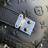 M21709 Louis Vuitton Lv Side trunk PM handbag casual underarm baguette clamshell party cellphone clutch