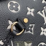 M46102 Louis vuitton monogram Nerverfull carryall handbag open shoulder shopper tote holiday beach bag 