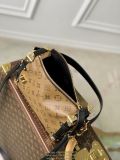 M46358 Louis Vuitton Lv Side trunk PM handbag casual sling crossbody shoulder flap messenger