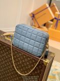 M59114 Louis vuitton TROCA MM handbag sling crossbody camera bag paired with double strap