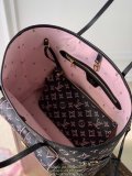 m46137 m20921 Lous Vuitton LV monogram neverfull carryall roomy shopper handbag tote with outside pocket