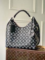 M53188 Louis vuitton underarm hobo shoulder commuter tote with braided handle and signature charm