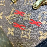 M46309 Louis vuitton LV Petite Malle V monogram handbag compact makup organizor case 
