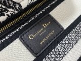 Paris map embroidery collection Dior Myabcd lady shopper handbag in medium size