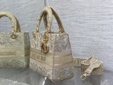 medium Dior Myabcd Embroidered Diana shopper handbag stylish holiday beach tote with wide strap