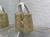 rare limited edition Dior Myabcd cannage quilted mini handbag with chain strap