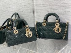 Dior D-joy medium cannage quilted Diana handbag underarm baguette shoulder open tote multicolor available 