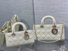 Dior D-joy medium cannage quilted Diana handbag underarm baguette shoulder open tote multicolor available 