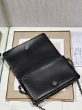 Dior large Caro sling crossbody shoulder flap messenger bag cosmetic boxy clutch pouch with magnetic closure 