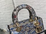 Latest series Dior Myabcd lady embroidered handbag lightweight crossbody shoulder tote