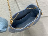 large Dior Ammi drawstring lucky pouch bag sling crossbody shoulder bucket tote in lambskin 