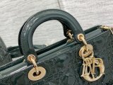 Dior D-joy medium cannage quilted Diana handbag underarm baguette shoulder open tote multicolor available 