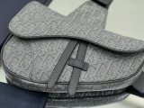 Dior oblique men's underarm flap baguette casual chest waist saddle flap messenger bag premium quality 