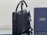 Dior lingot series men's business briefcase laptop handbag practical multi-compartment document case 