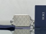 Dior men's canvas shoulder camera bag boxy smartphone pouch clutch