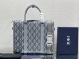 Dior lingot series men's canvas document handbag business briefcase laptop bag premium quality