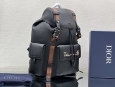 Dior hit the road men's multipockets backpack utility hiking trekking rugged rucksack climber mountaineer essential backpack 