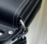 Dior sling shoulder vertical smartphone bag cellphone holder pouch with aluminum buckle closure
